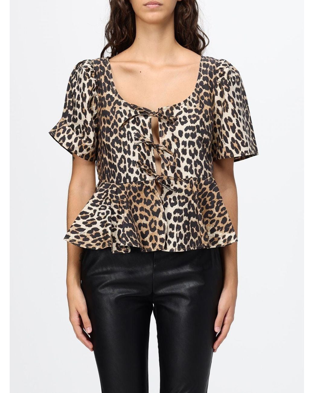 Ganni Black Top