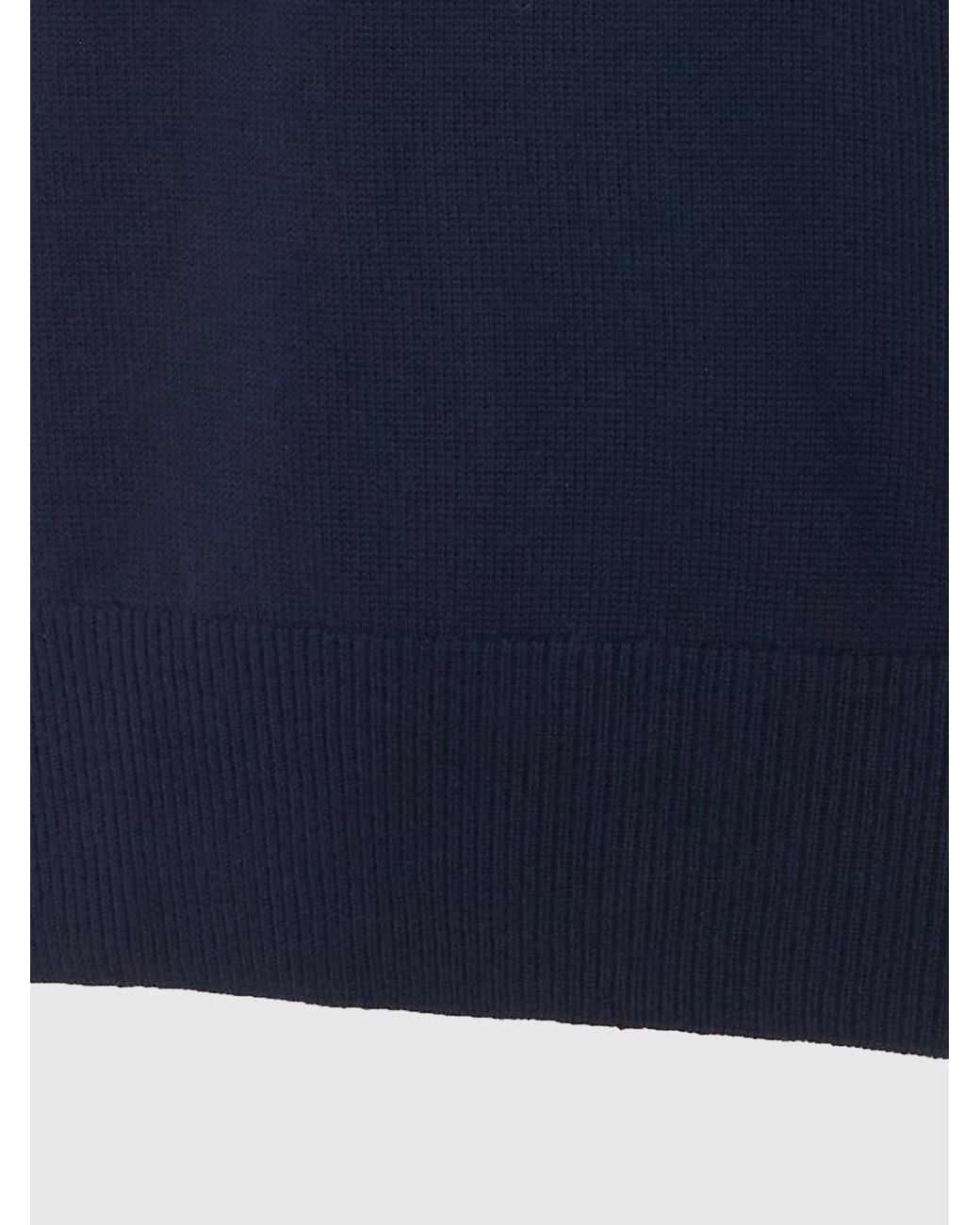sunflower Blue Long-Sleeve V-Neck Jumper for men