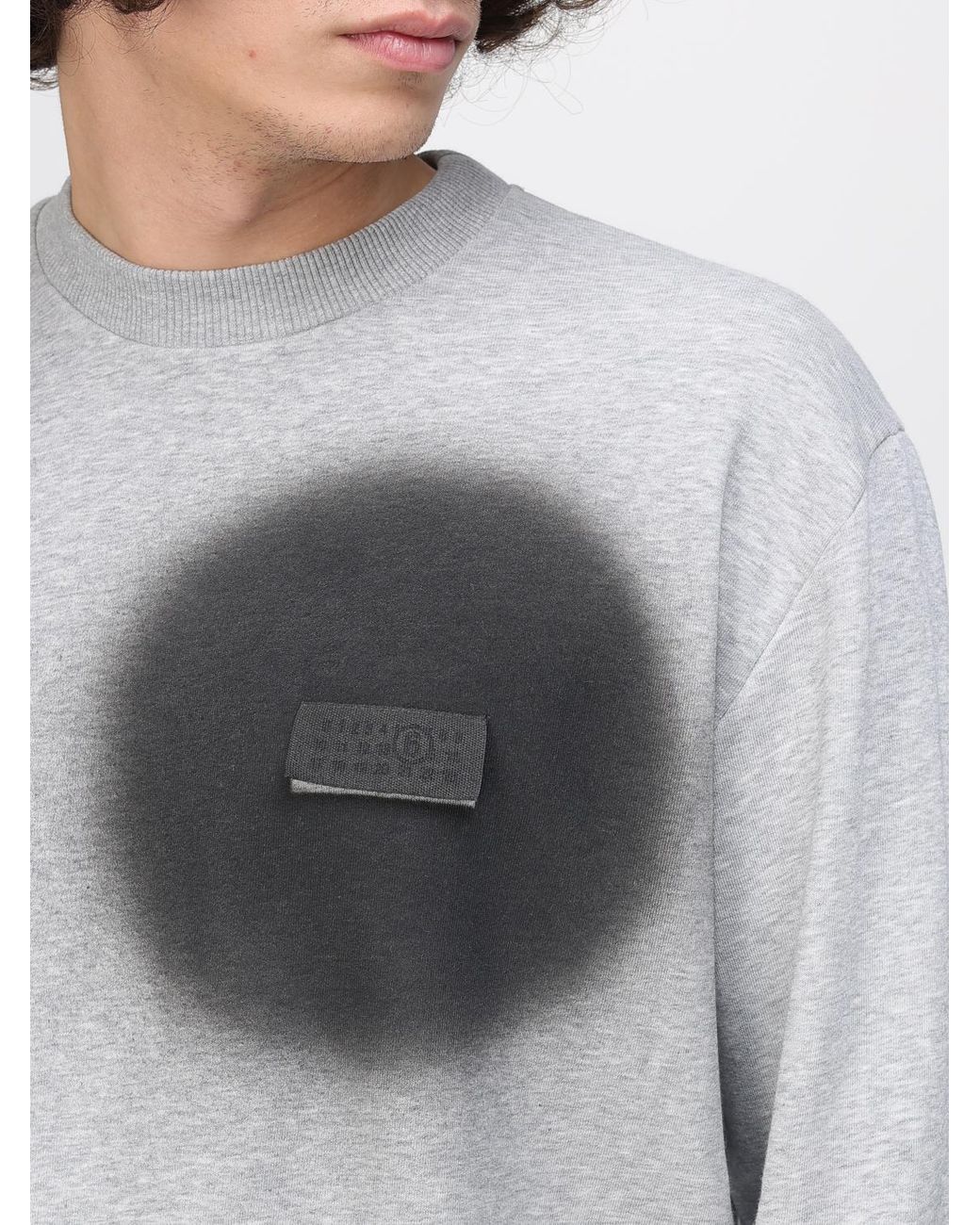 MM6 by Maison Margiela Gray Sweatshirt for men