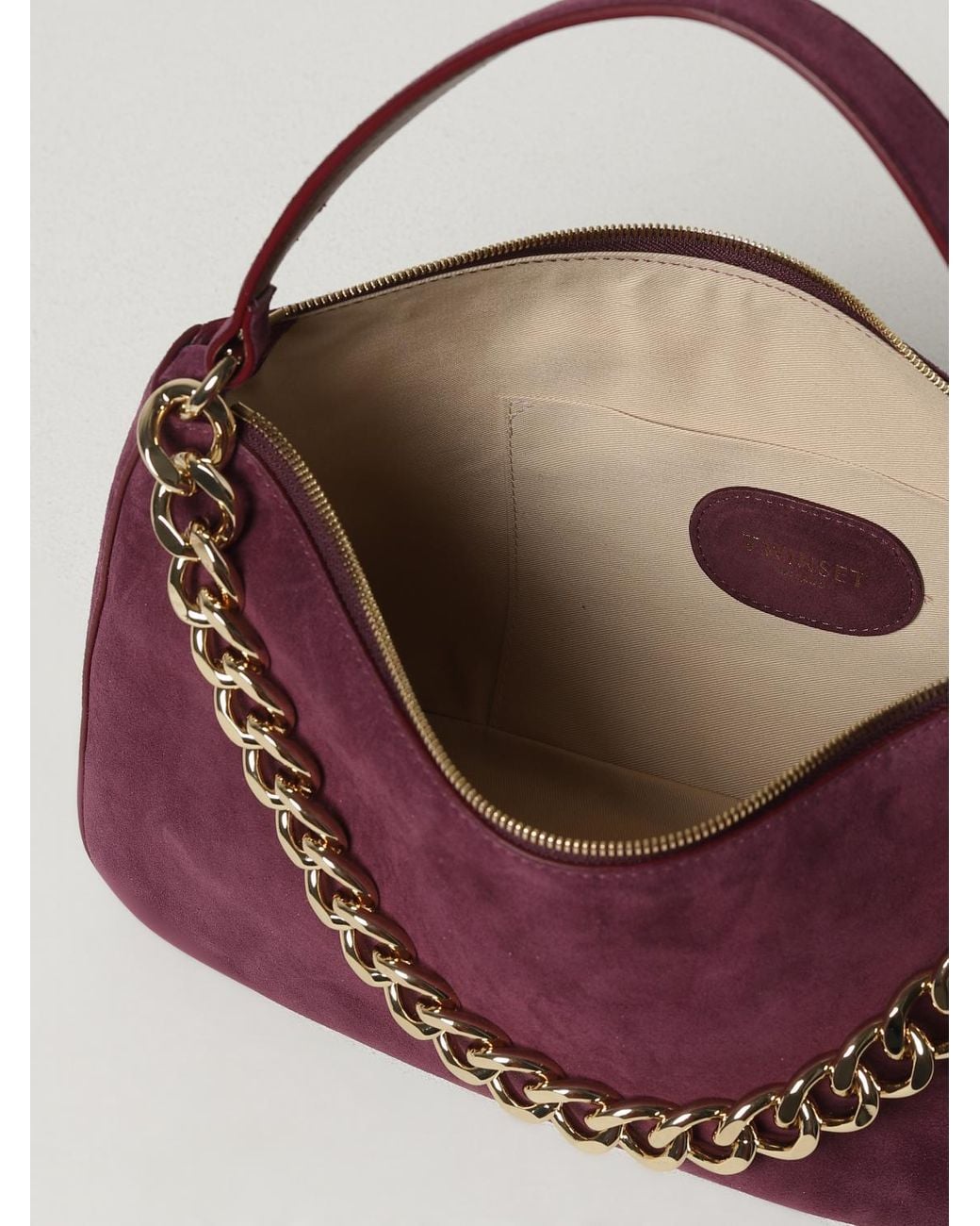 Twinset Purple Shoulder Bag