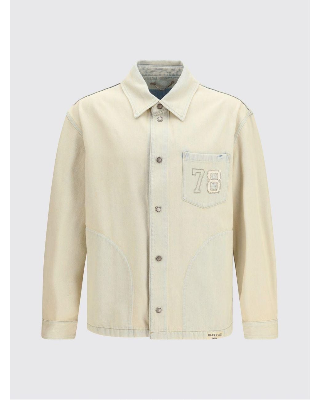 Golden Goose Deluxe Brand Natural Journey Denim Jacket for men