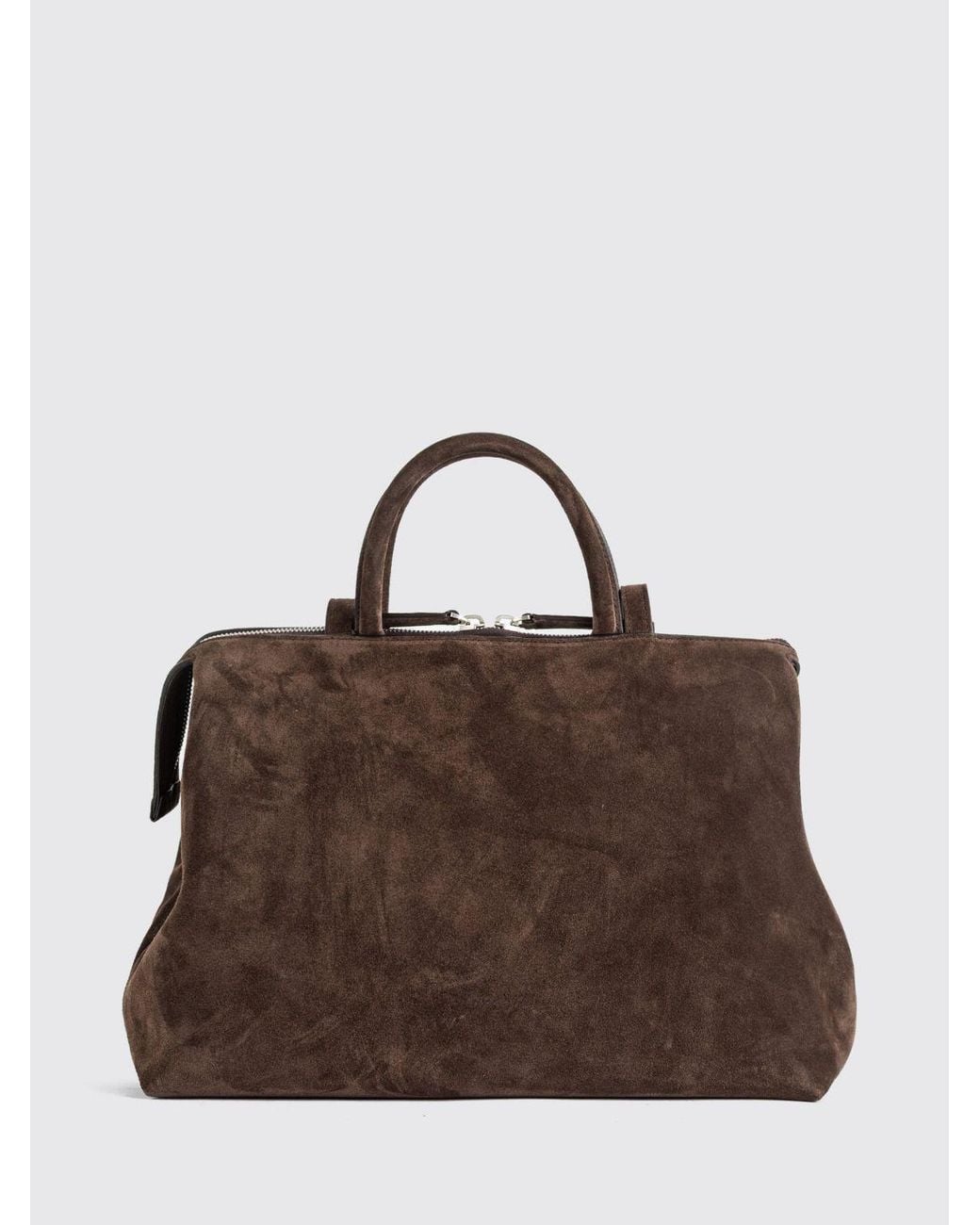 Marsèll Brown 4 Dritta Suede Handbag With Four Handles