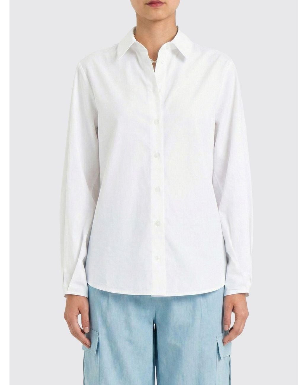 Twinset White Classic Cotton Shirt