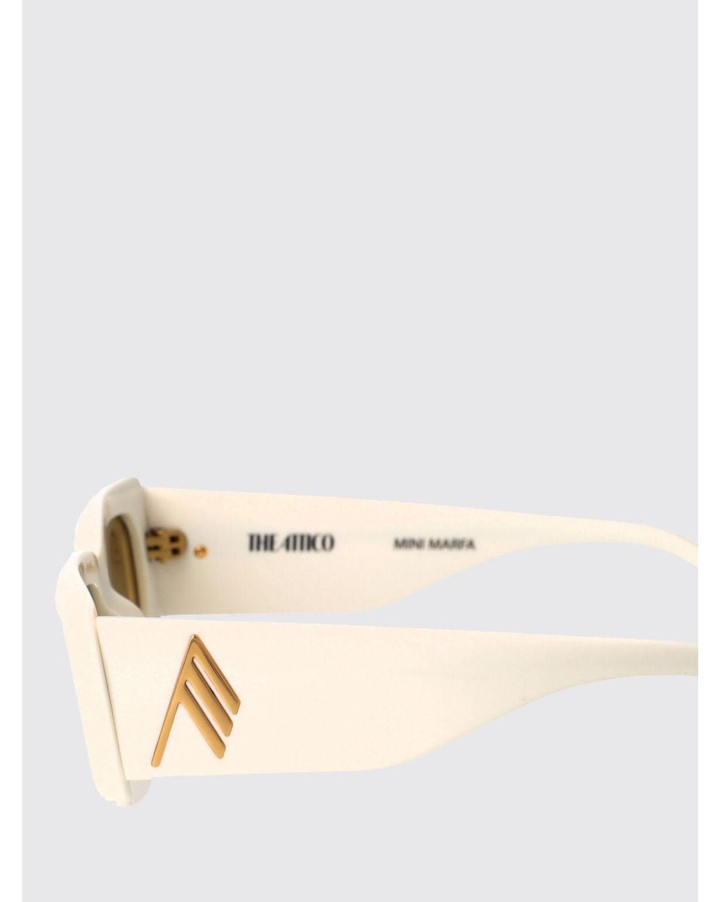 The Attico Natural Mini Marfa Acetate Sunglasses