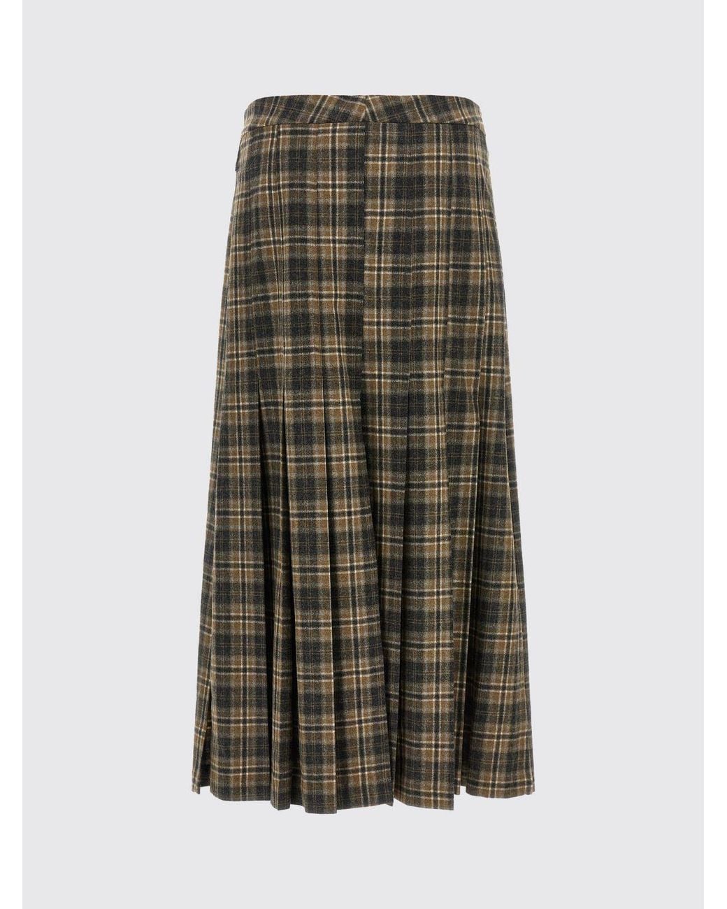 Brunello Cucinelli Green Skirt