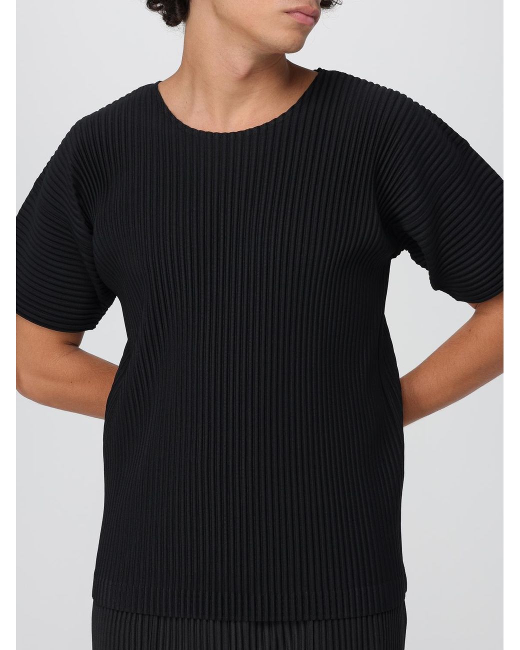 Homme Plissé Issey Miyake Blue T-Shirt for men