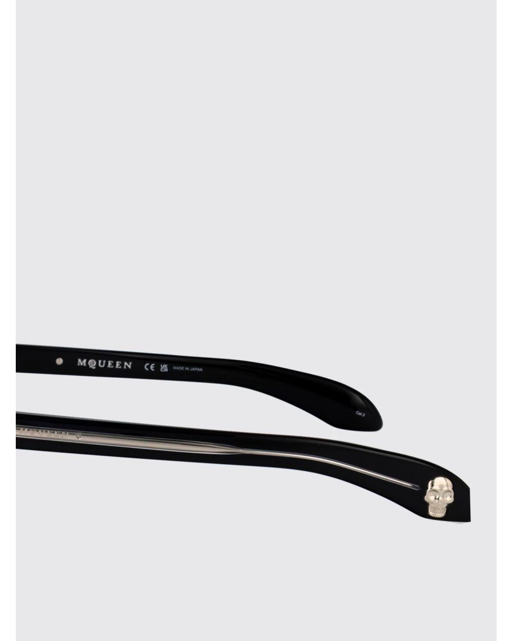 Alexander McQueen White Sunglasses