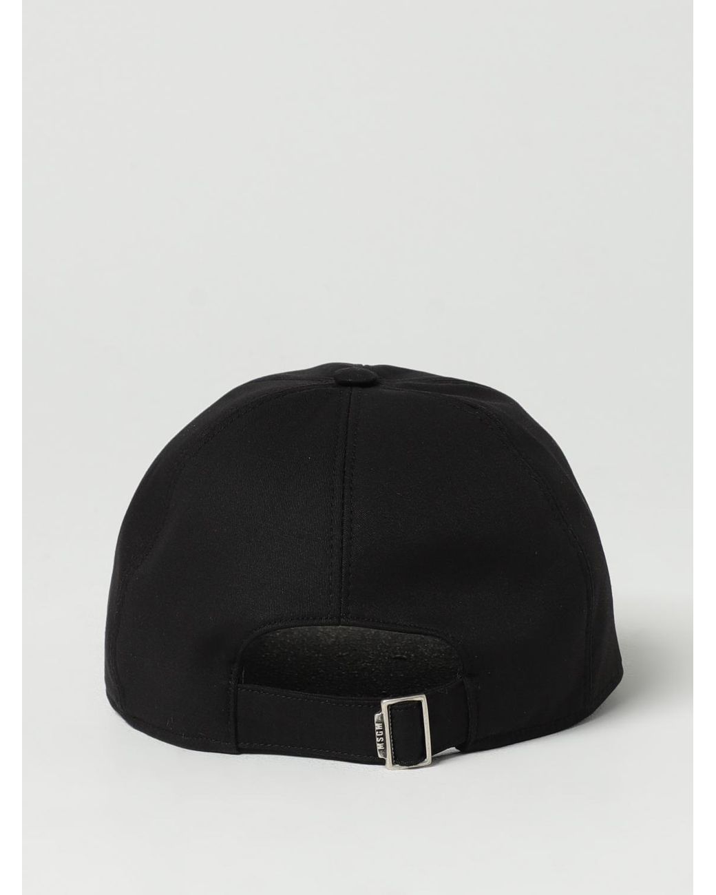 MSGM Black Logo Baseball Cap for men