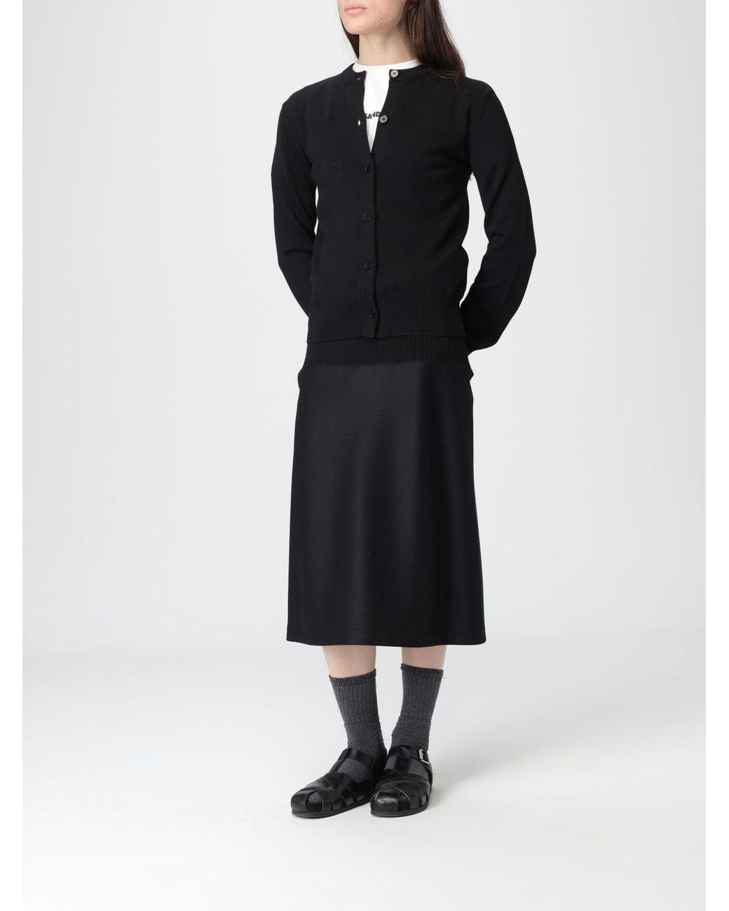 Jil Sander Black Cardigan