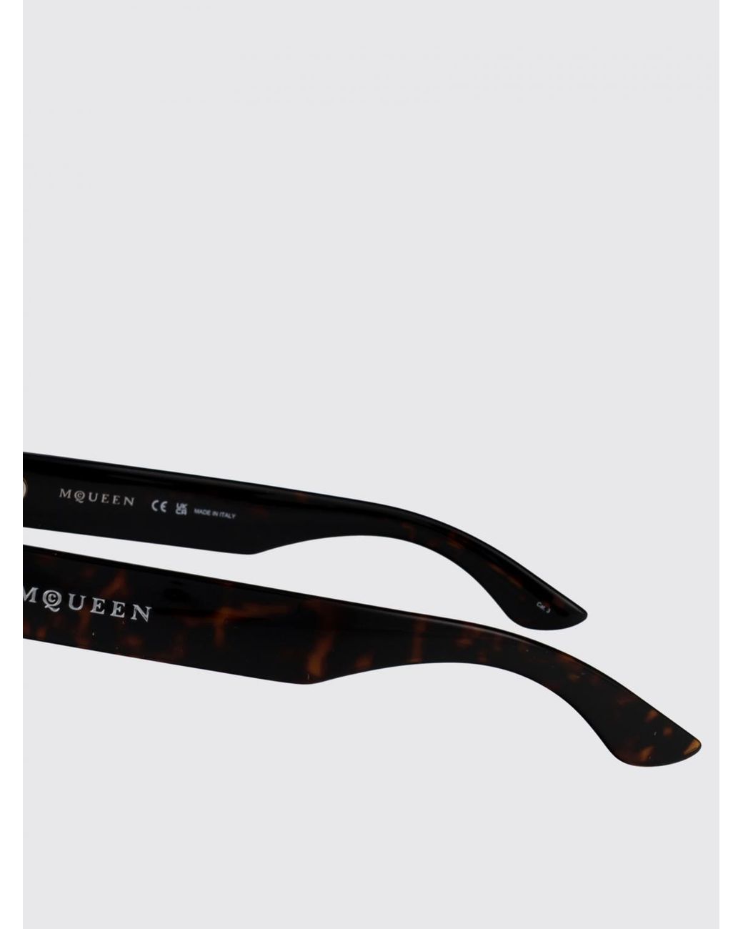 McQueen White Am0507S 002 Cateye Sunglasses