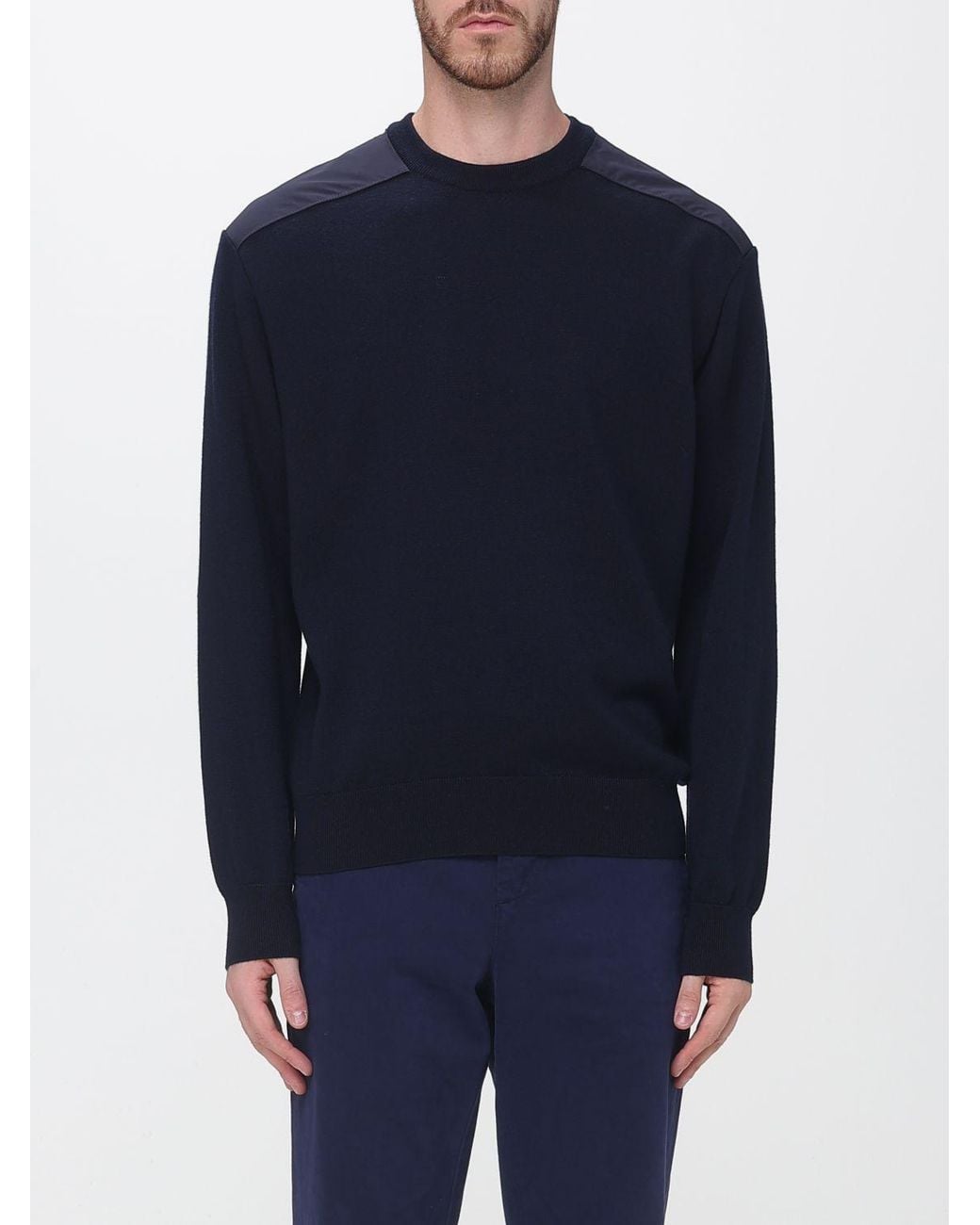 Paul & Shark Blue Paul &Amp Shark Crewneck Jumper for men