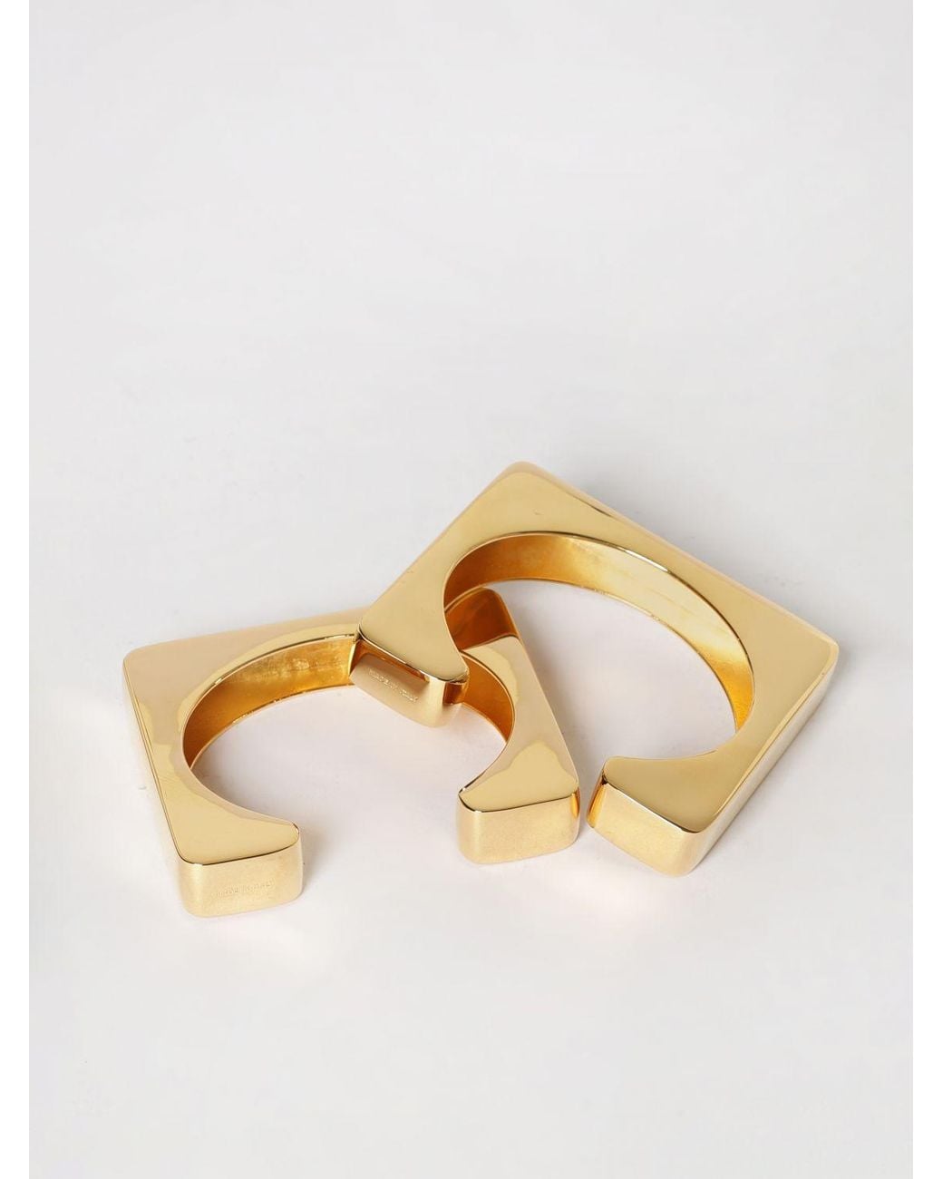 Elisabetta Franchi Natural Set Of 2 Brass Bracelets