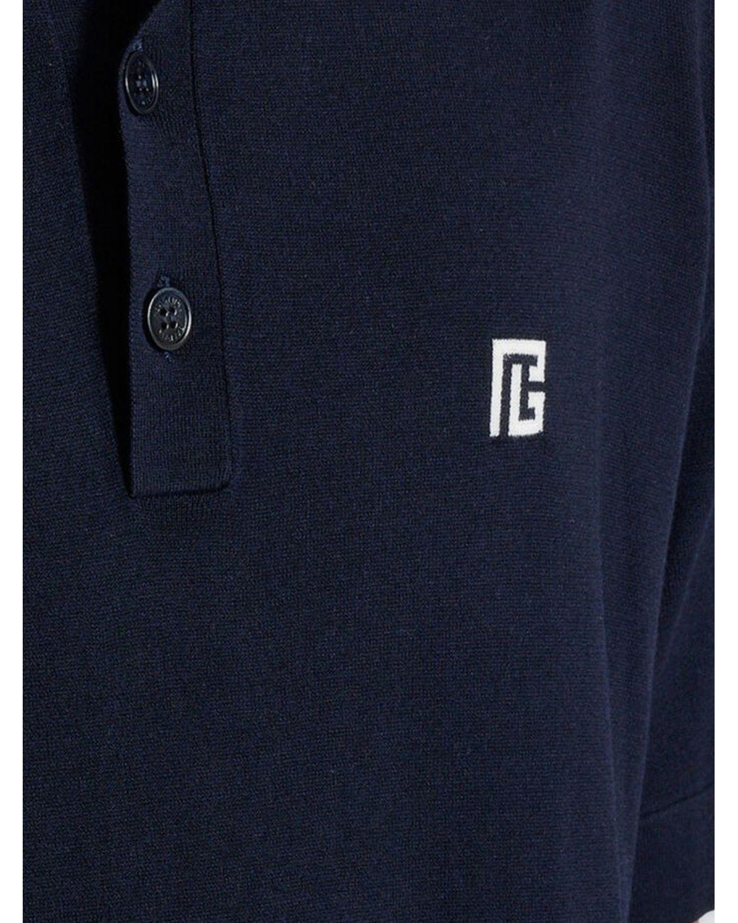 Balmain Blue T-Shirt for men