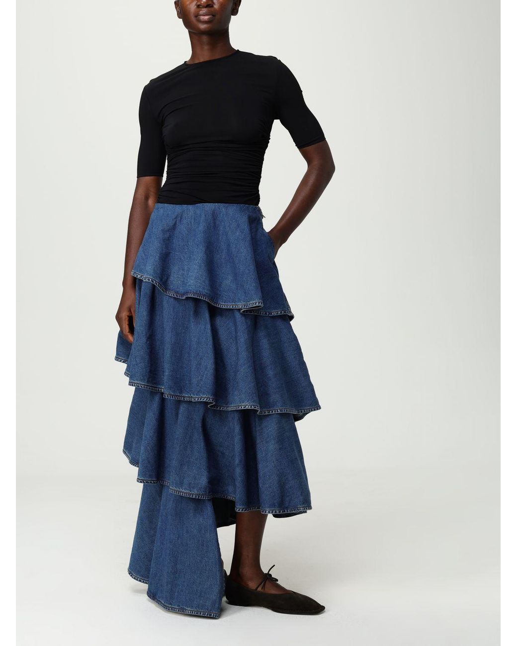 Alaïa Blue T-Shirt
