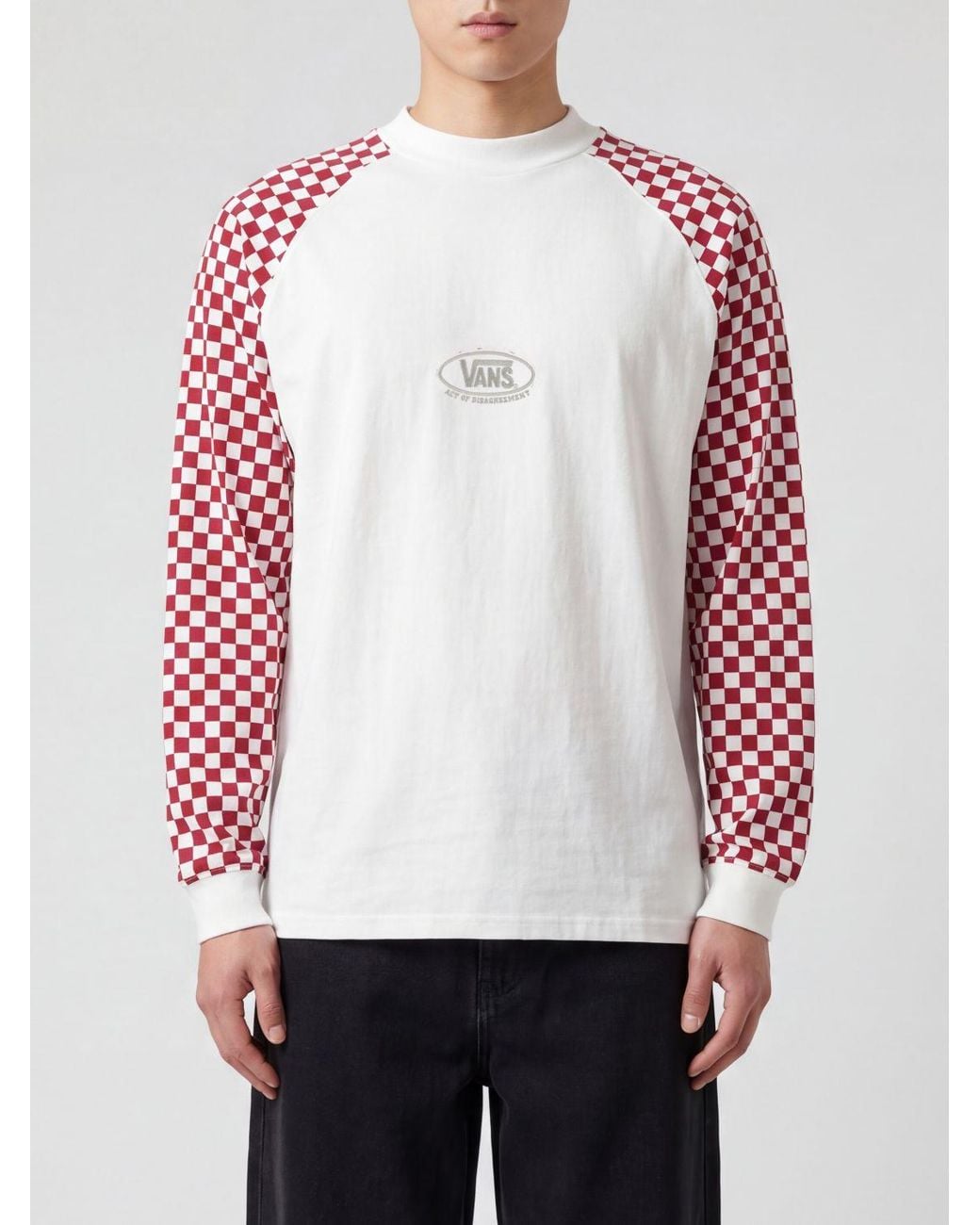 Vans Red Long-Sleeved T-Shirt for men