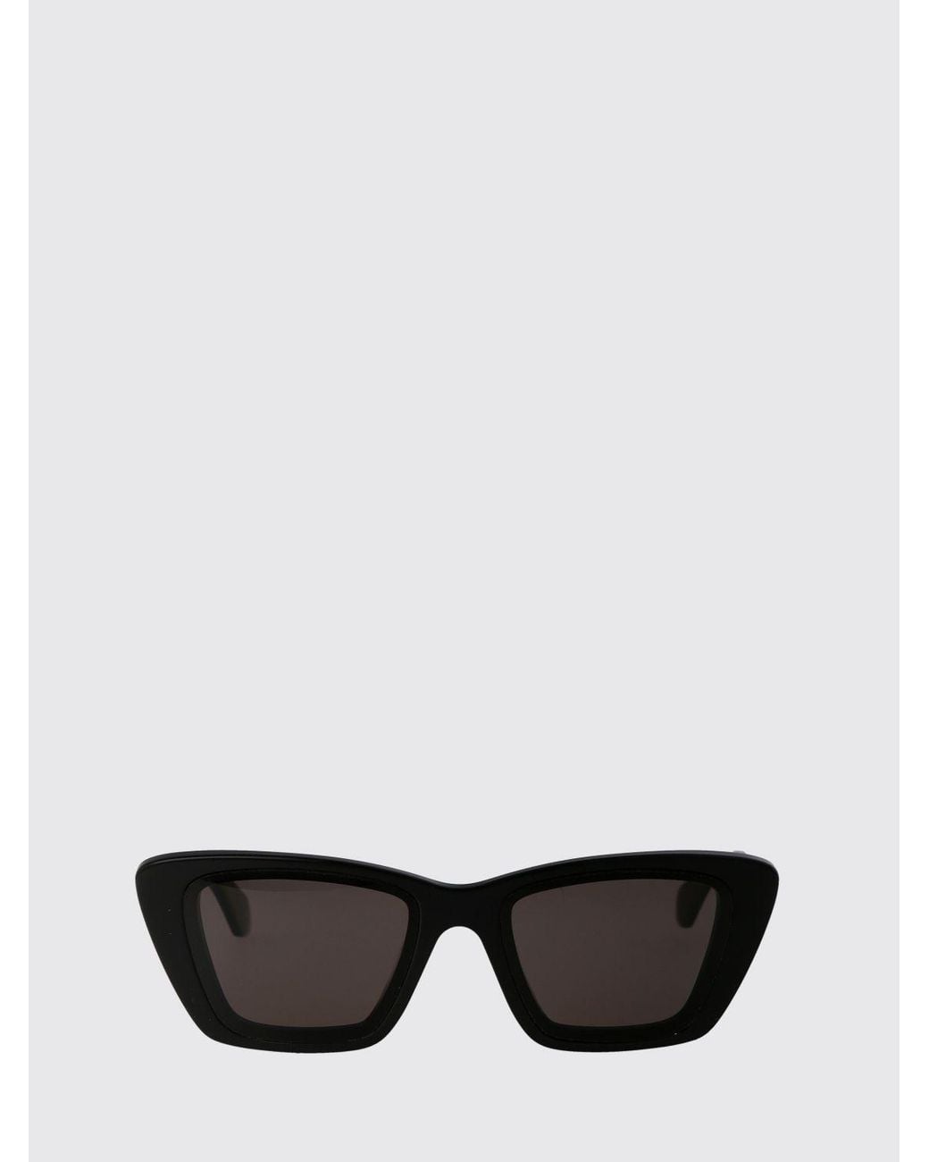 Alaïa Black Rectangular Cat-Eye Sunglasses