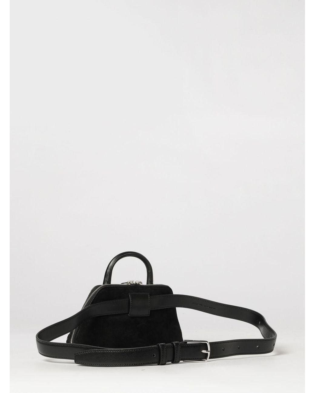 Mini Borsa A Mano Duffle di Coperni in Black