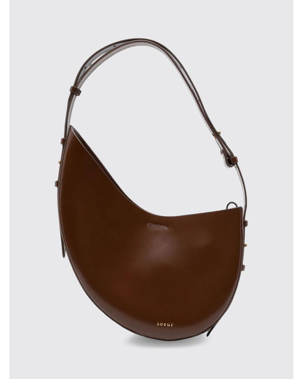 Soeur Brown Shoulder Bag