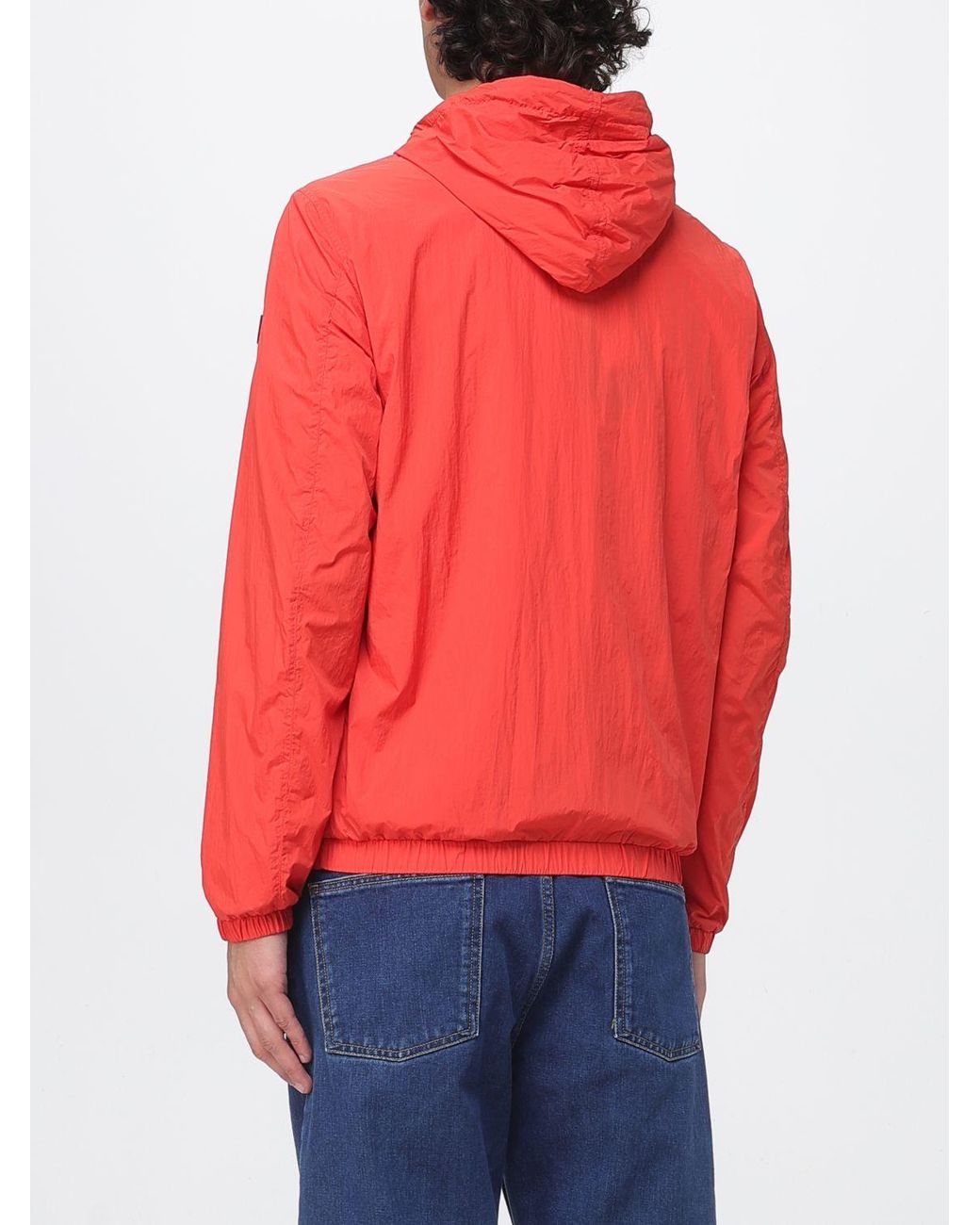 Chaqueta Con Capucha De Nailon Peuterey de hombre de color Red