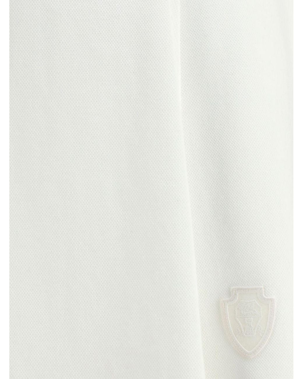 Brunello Cucinelli White Cotton Blend Mini Skirt
