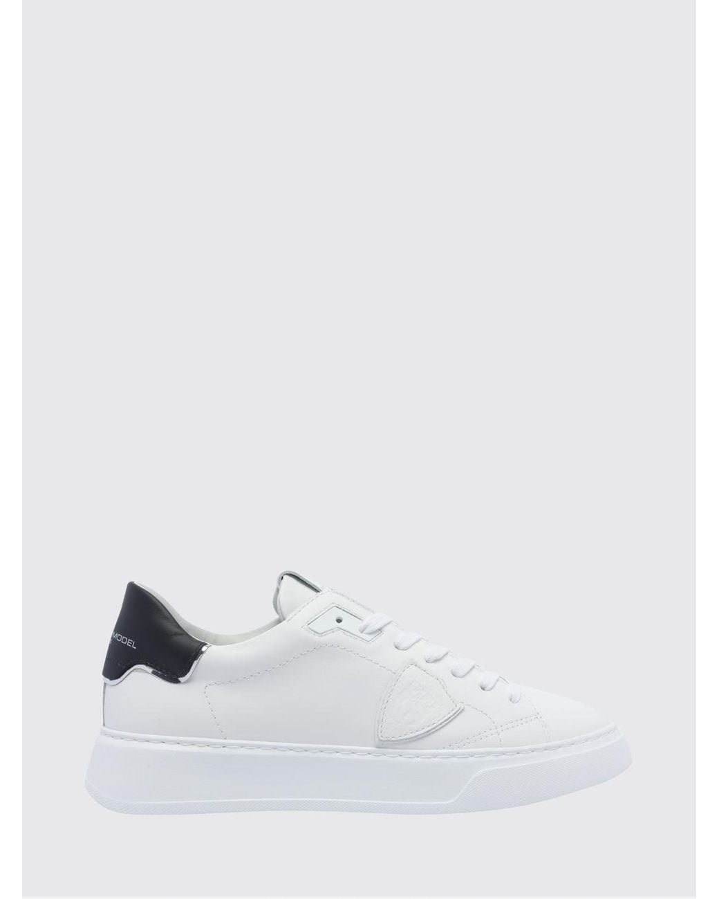 Philippe Model White Temple Leather Sneakers for men