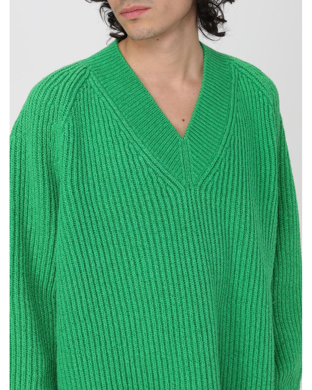 Jil Sander Green Sweater for men
