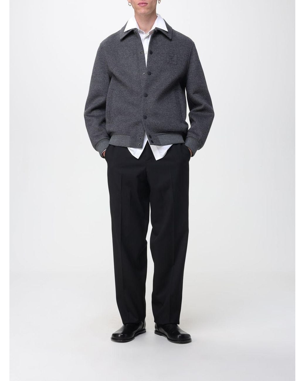 Fendi Blue Jacket for men