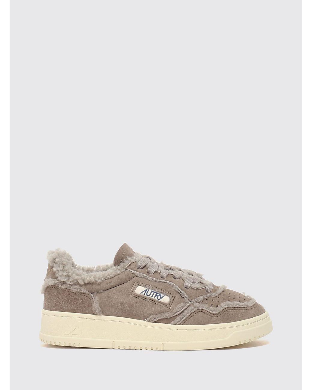 Autry Gray Medalist Low Sneakers