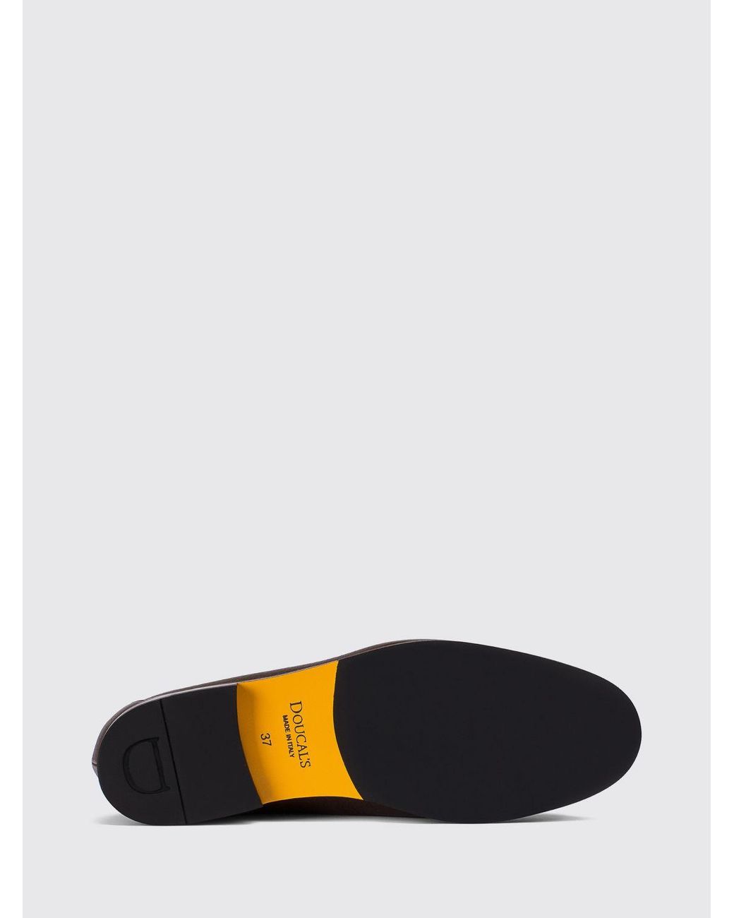 Doucal's White Deerskin Tassel Loafers