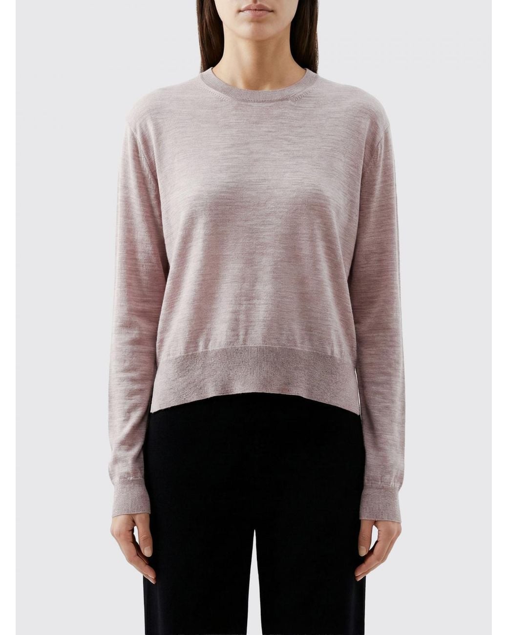 Jil Sander Pink Virgin Wool And Cashmere Sweater