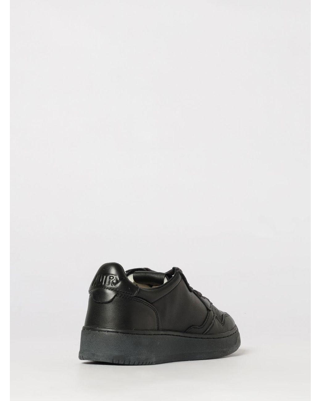 Autry Black Medalist Low Top Trainers for men