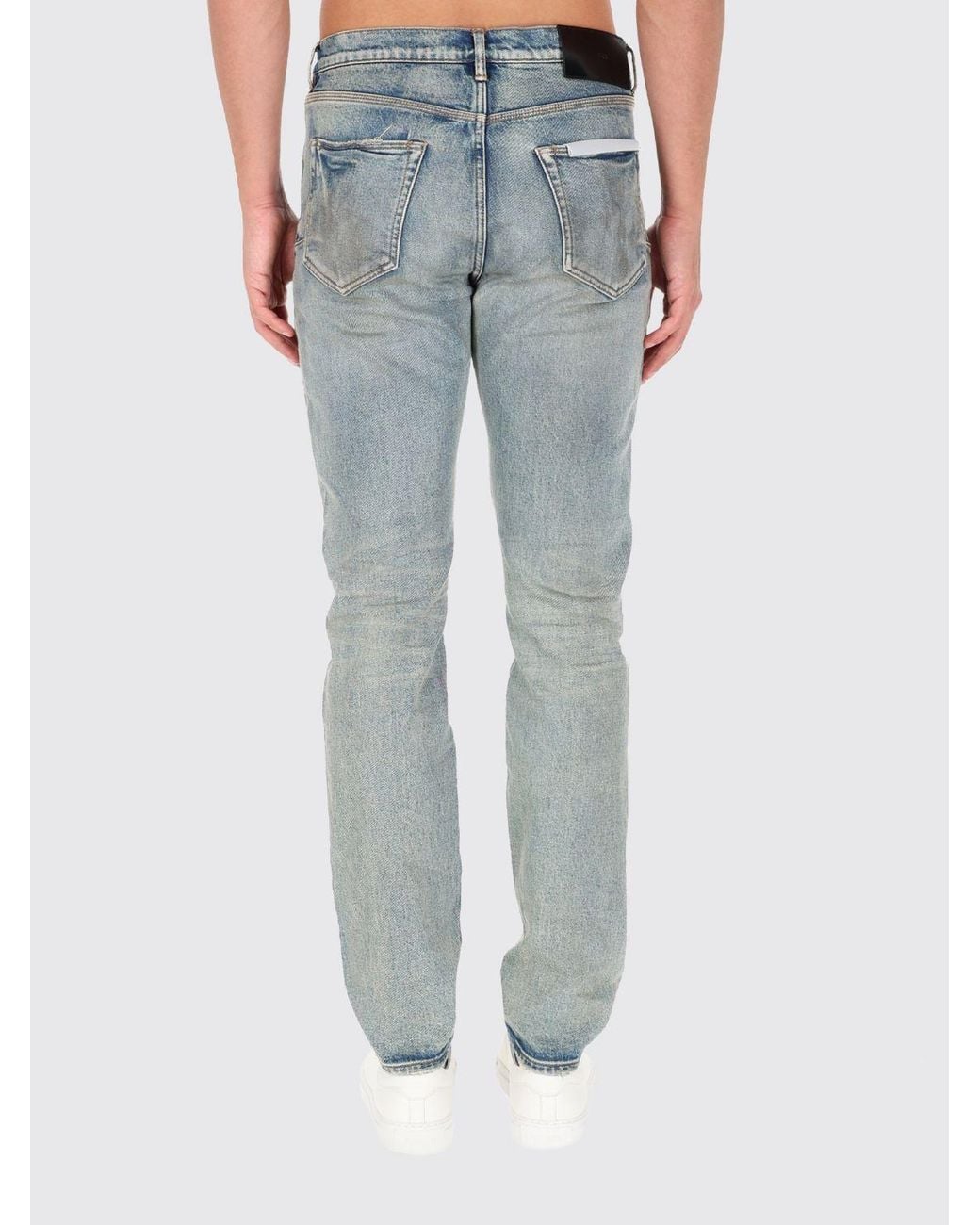 Purple Blue Jeans for men