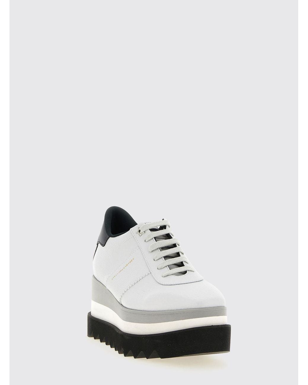Stella McCartney White Sneakelyse Platform Trainer