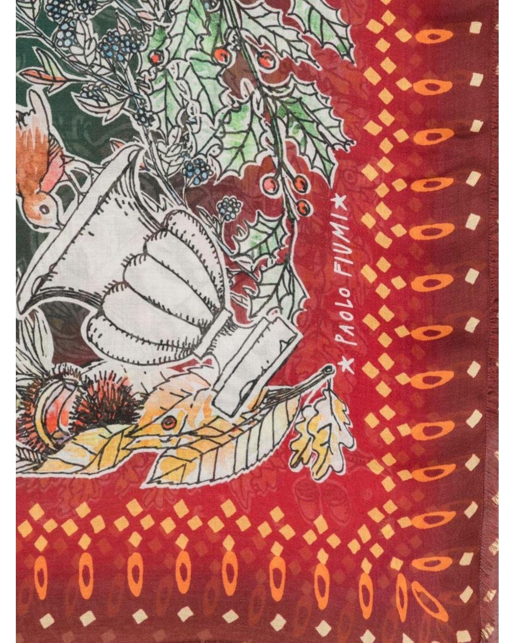 Sciarpa Donna di Faliero Sarti in Red