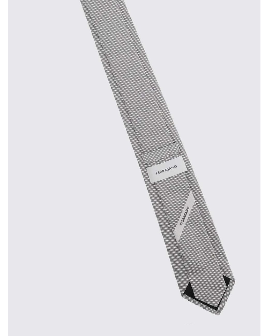 Ferragamo White Tie for men