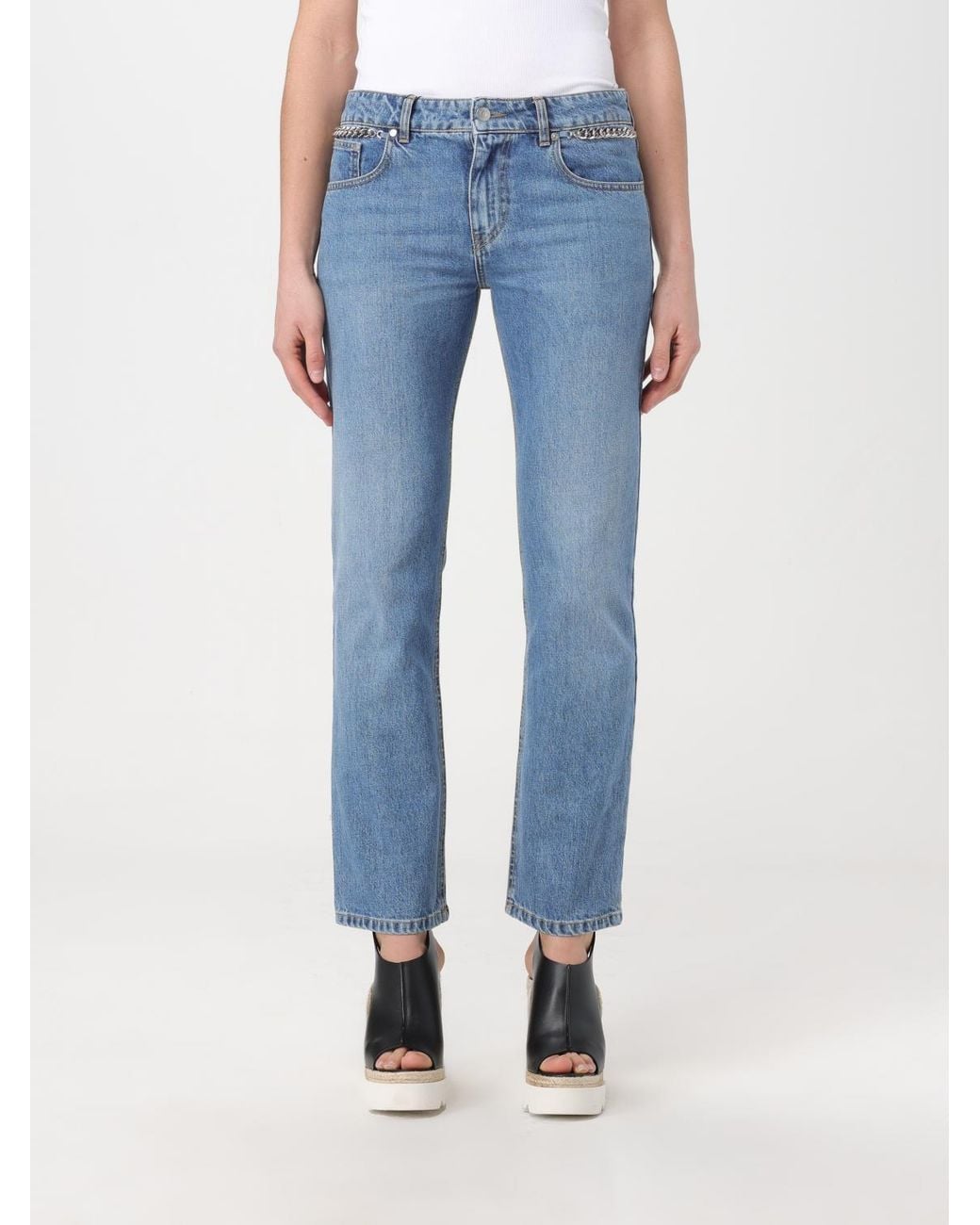 Stella McCartney Blue Straight Fit Jeans