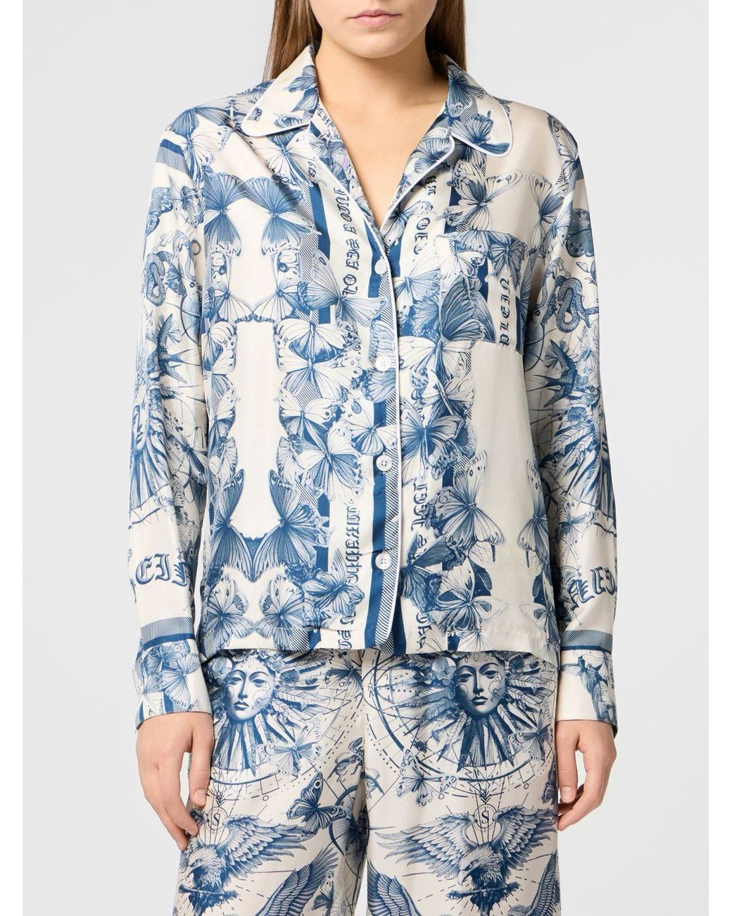 Philipp Plein Blue Shirt