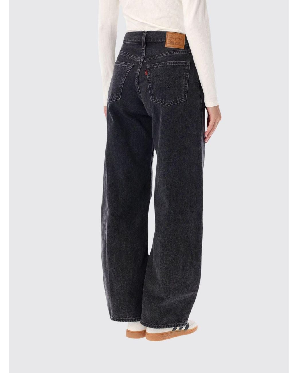 Levi's Blue High-Waisted Baggy Wide Leg Jeans