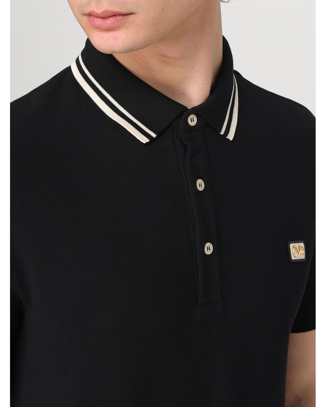 Valentino Black Polo Shirt for men