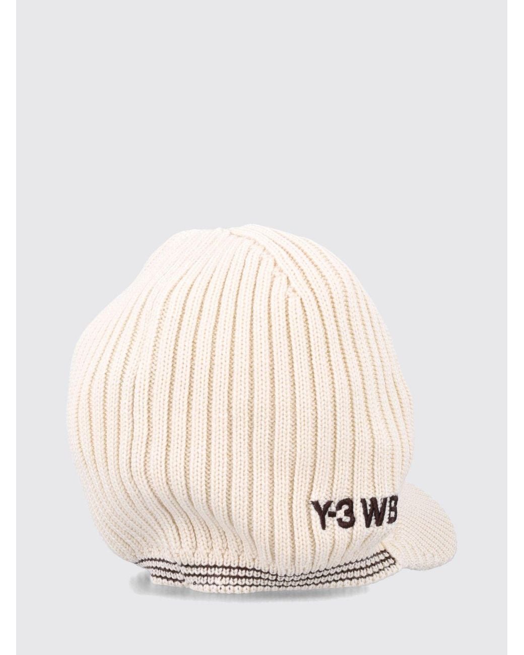 Adidas Originals Natural Ribbed Merino Wool Cap With Embroidered Logo for men