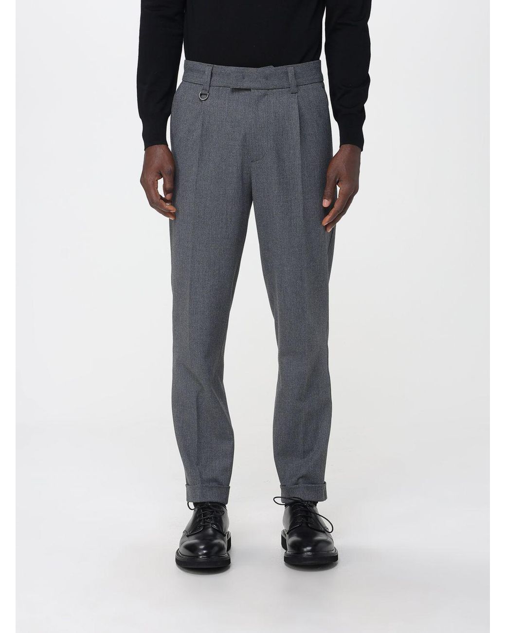 Paolo Pecora Blue Trousers for men