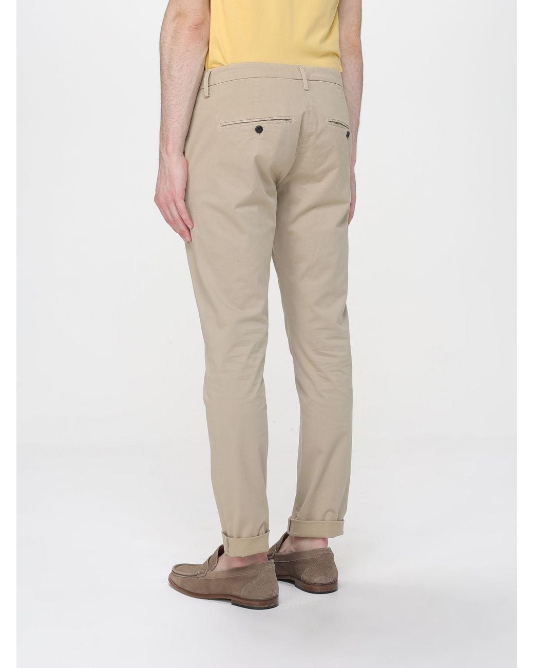 Dondup Natural Stretch Cotton Chino Trousers for men