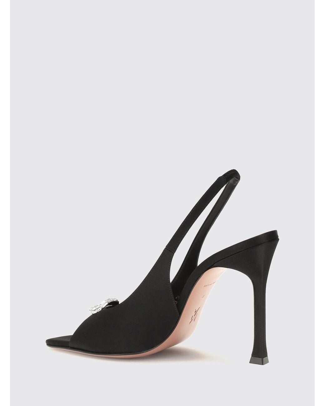 AMINA MUADDI Black Heeled Sandal