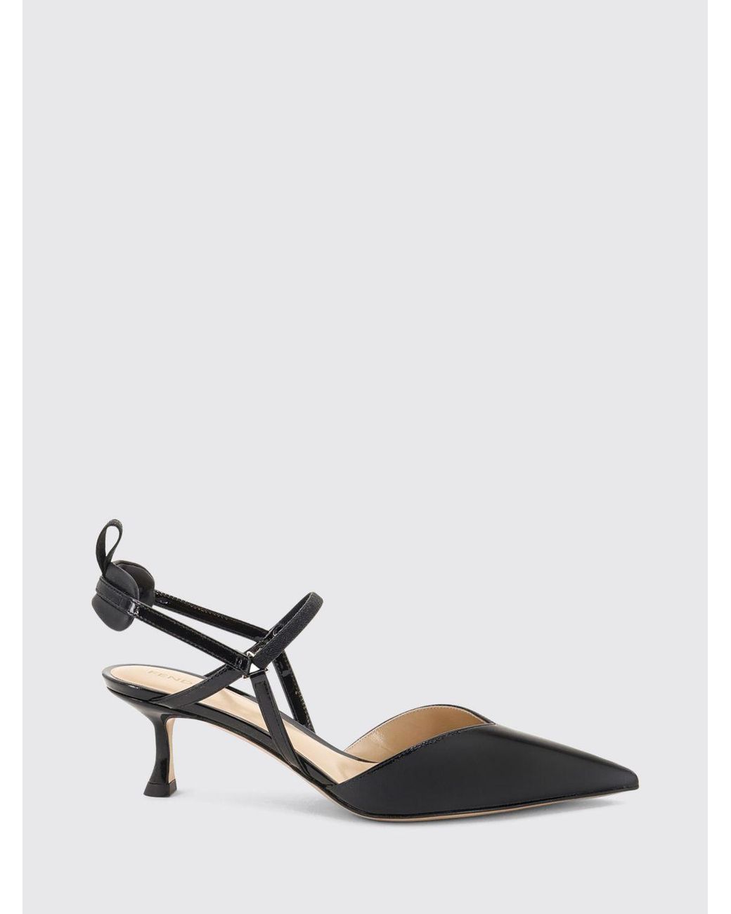 Fendi Black Very Colibrì Slingback Pumps