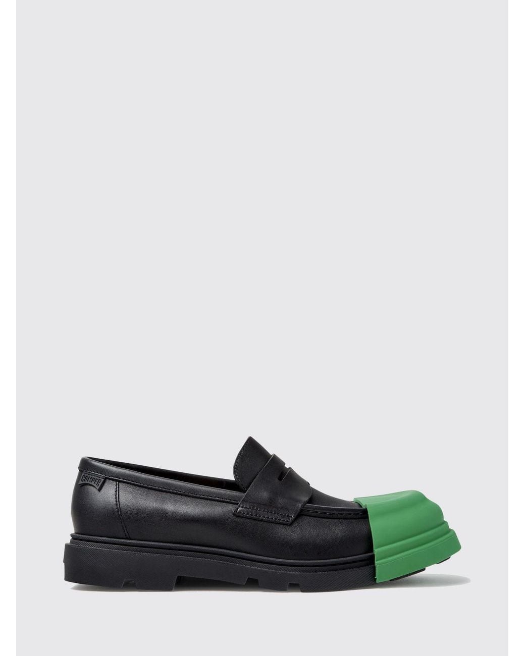 Camper Green Bicolor Junction Loafers for men