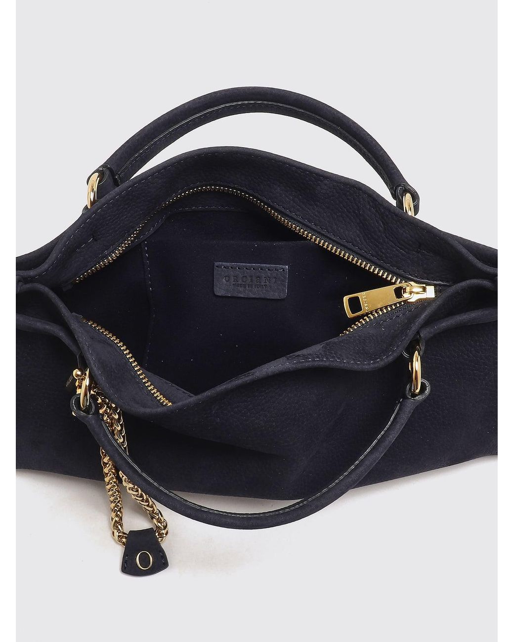 Orciani Blue Virgo Handbag