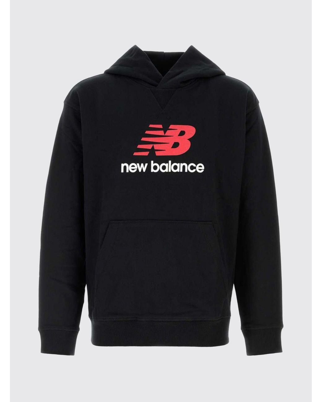 New Balance Blue Athletics French Terry Hoodie for men