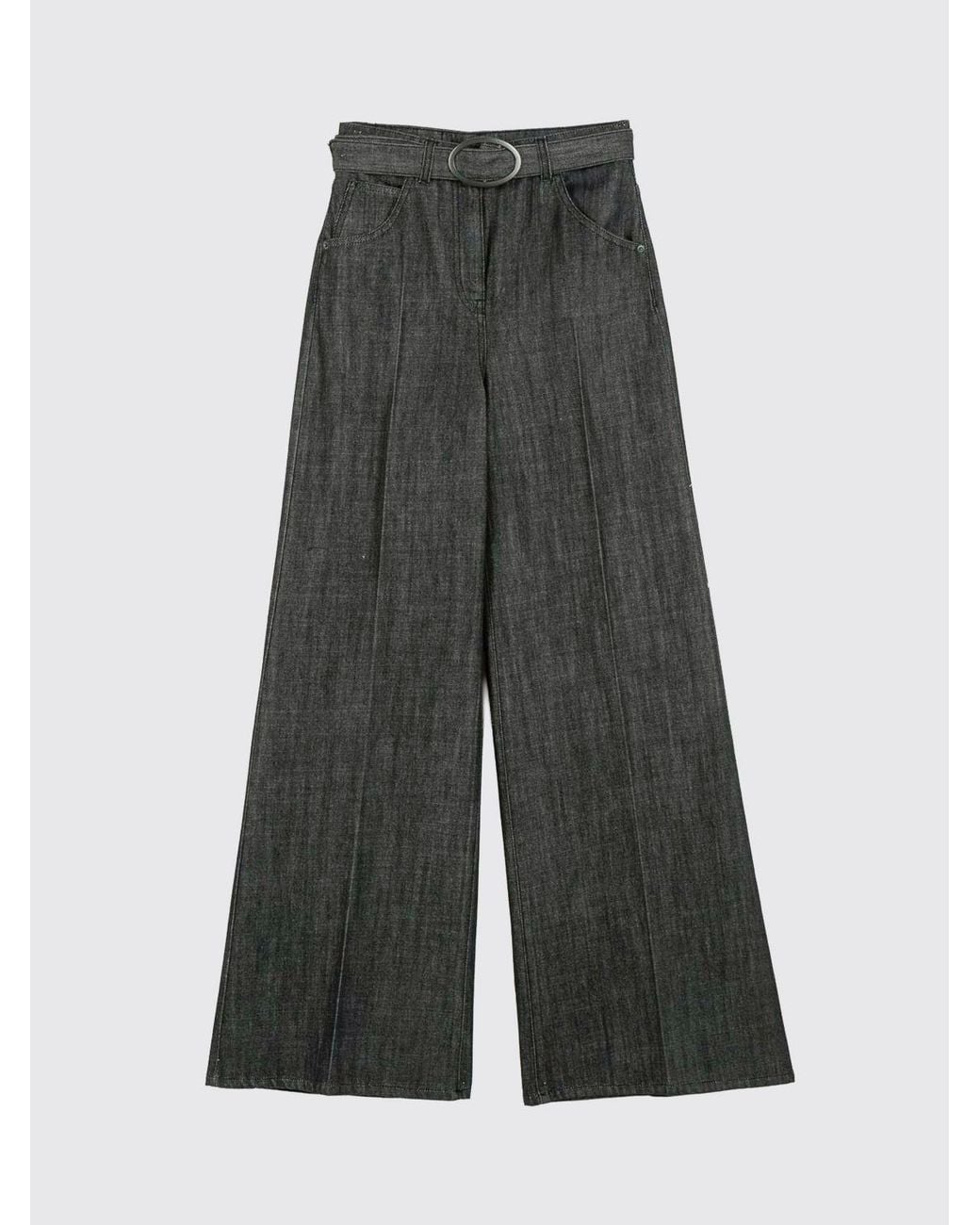 Twinset Black High-Waisted Flare Jeans