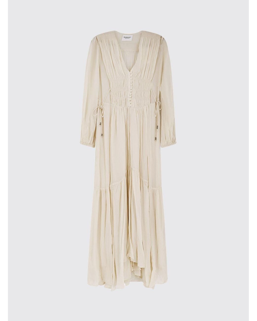 Isabel Marant Natural Viscose Dress
