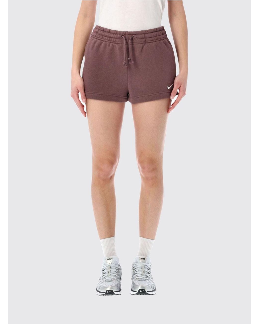 Nike Red Cotton Sport Shorts